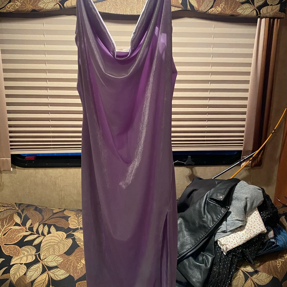 Fashion nova vintage purple dress